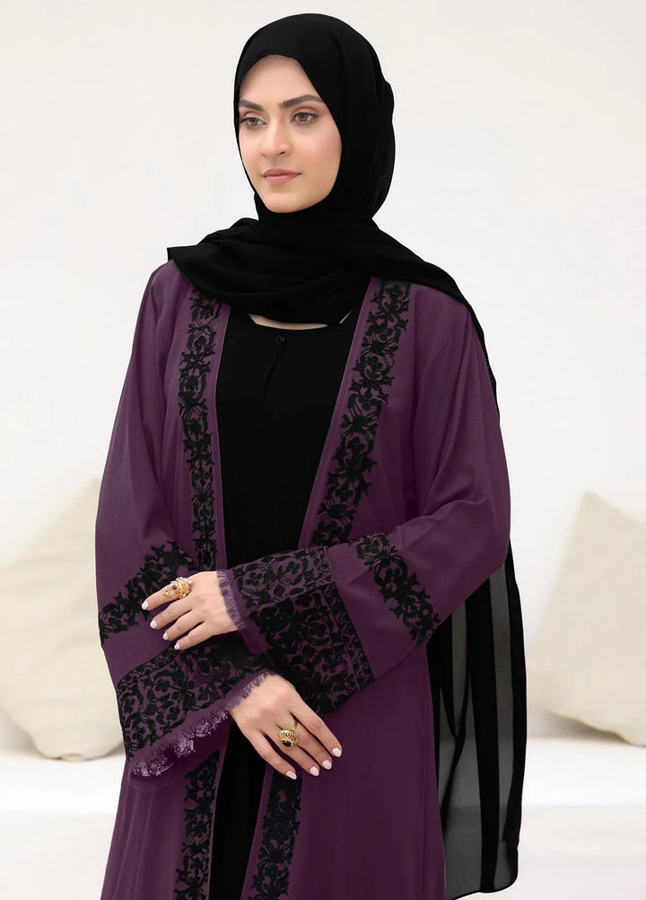 TGM Pret Embroidered Nidha Abaya Omera