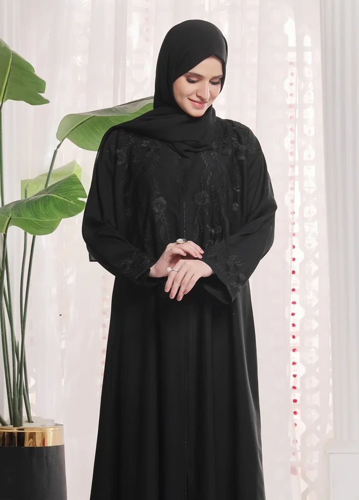 TGM Pret Stone Work Nidha Abaya Kanwal