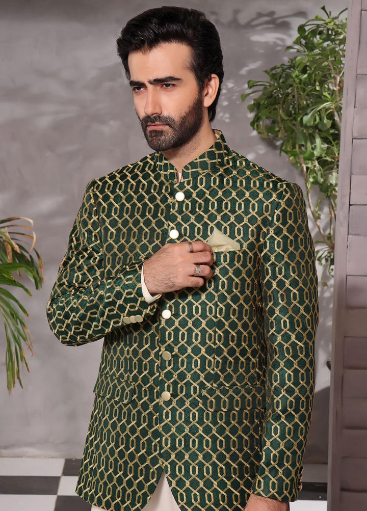 The Great Master (TGM) Jamawar Formal Men Prince Coat -  Prince Coat 85