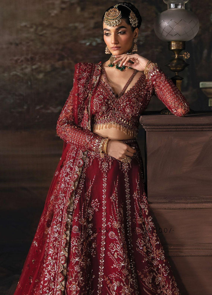 Afrozeh Embroidered  Suits Unstitched 3 Piece AF23TB AFB-V1-01 Emmaline - Wedding Collection