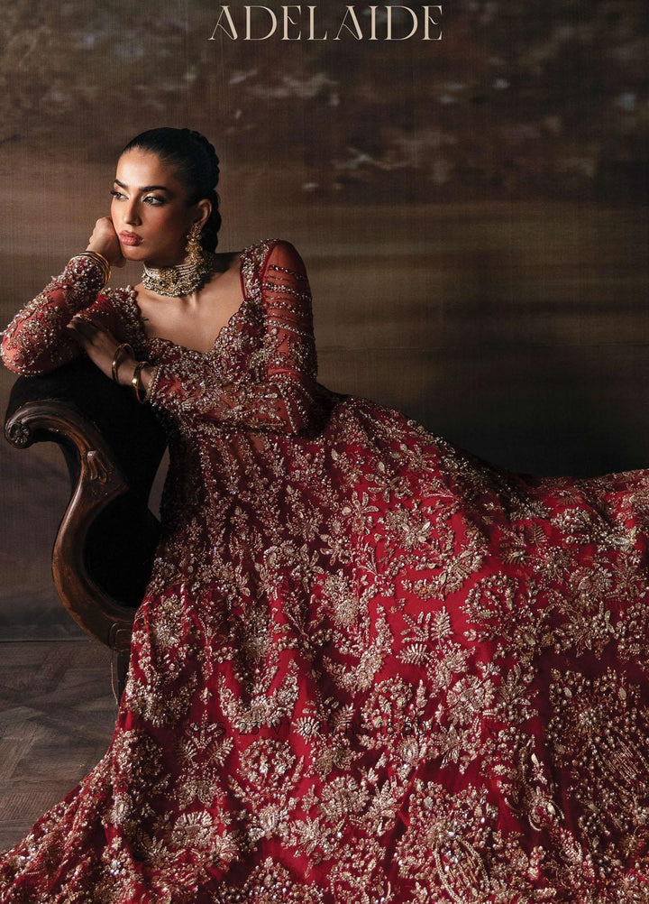 Afrozeh Embroidered  Suits Unstitched 3 Piece AF23TB AFB-V1-07 Adelaide - Wedding Collection