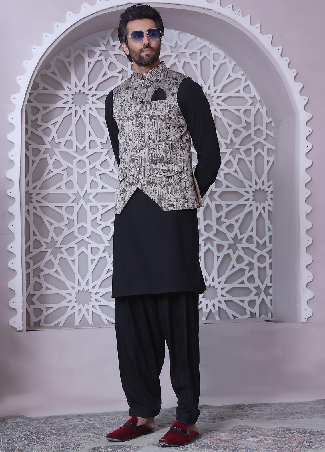 The Great Master (TGM) Silk Formal Men Waistcoat - Java Jazz