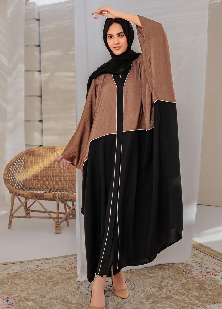 The Great Master (TGM)  Korean Nida Front Open Abaya Momina
