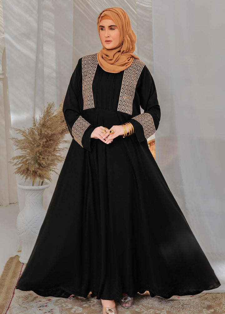 The Great Master (TGM)  Korean Nida Front Closed Abaya Zoobiya