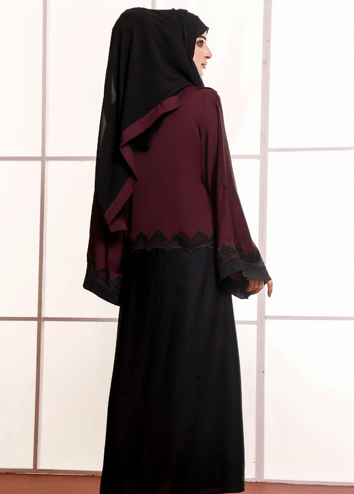 The Great Master (TGM)  Korean Nida Front Open Abaya Maha