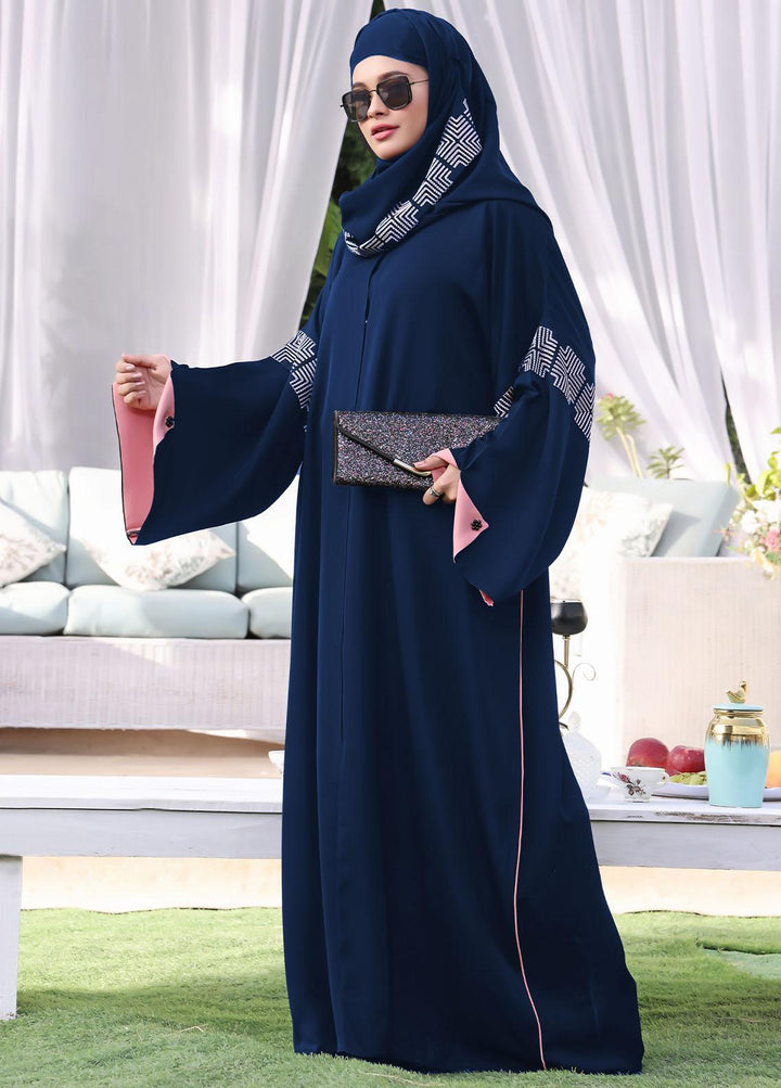 The Great Master (TGM)  Korean Nida Front Open Abaya Wajiha