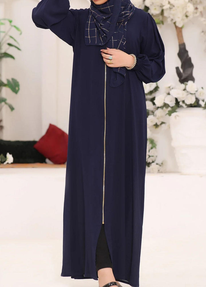 The Great Master (TGM)  Nida Front Open Zipper Style Abaya Najwa