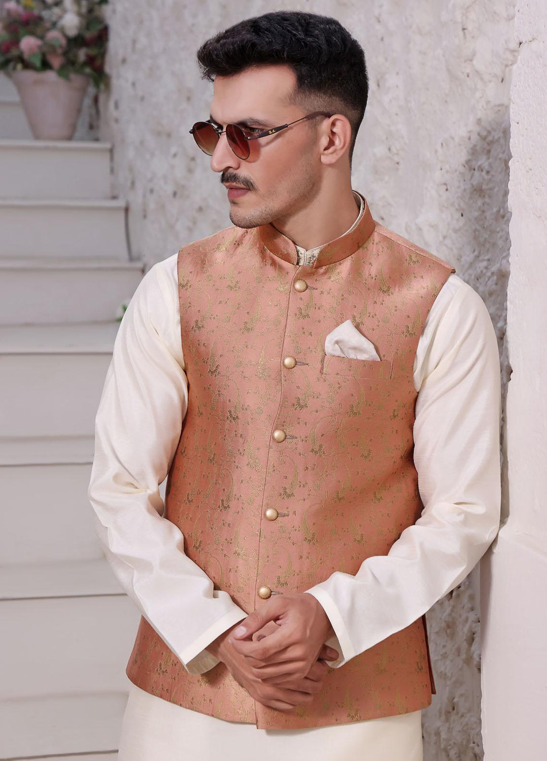 The Great Master (TGM) Atlas Festive Men Waistcoat - TGM22MW Starlight
