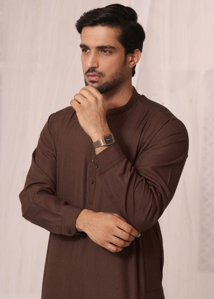 The Great Master (TGM) Blended Formal 3 Piece Suit for Men -  Sandy Elegance