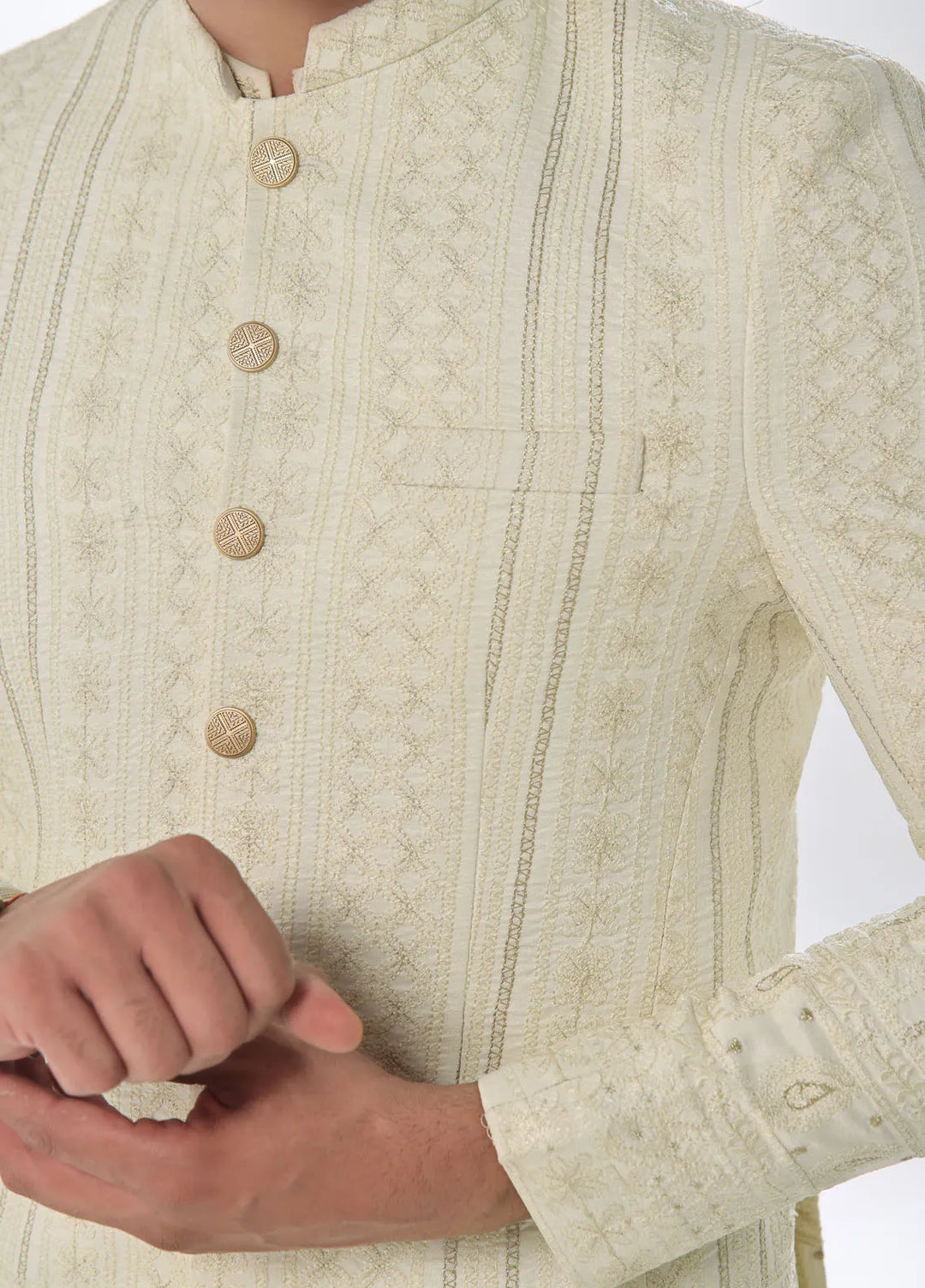 The Great Master TGM Embroidered Men Prince Coat - Prince Coat 102