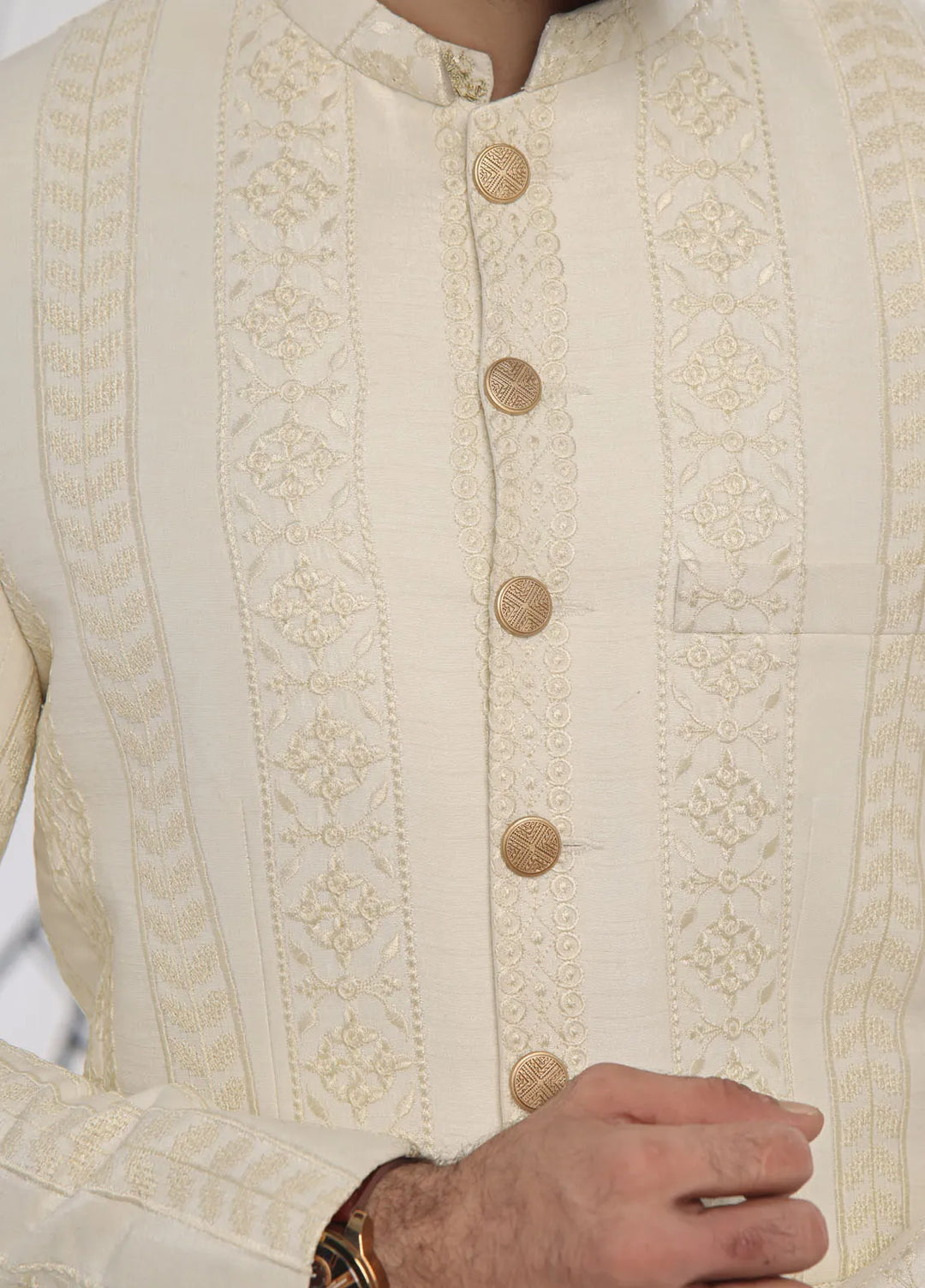 The Great Master TGM Embroidered Men Prince Coat - Prince Coat 96
