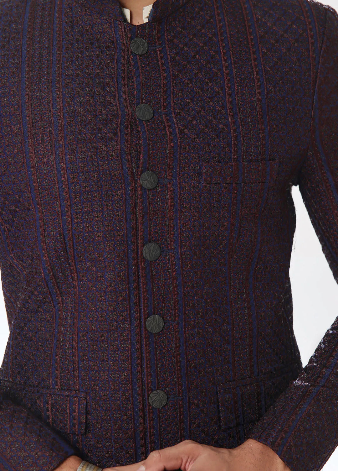 The Great Master TGM Embroidered Men Prince Coat - Prince Coat 97