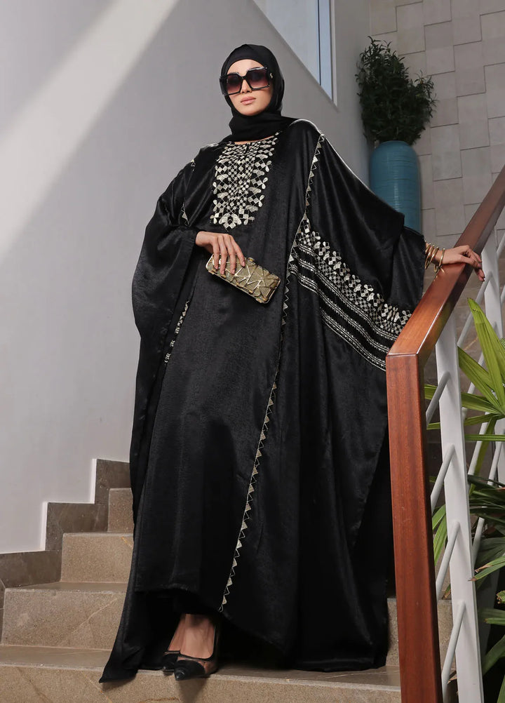 The Great Master (TGM)  Georgette Front Open Style Abaya Maheen