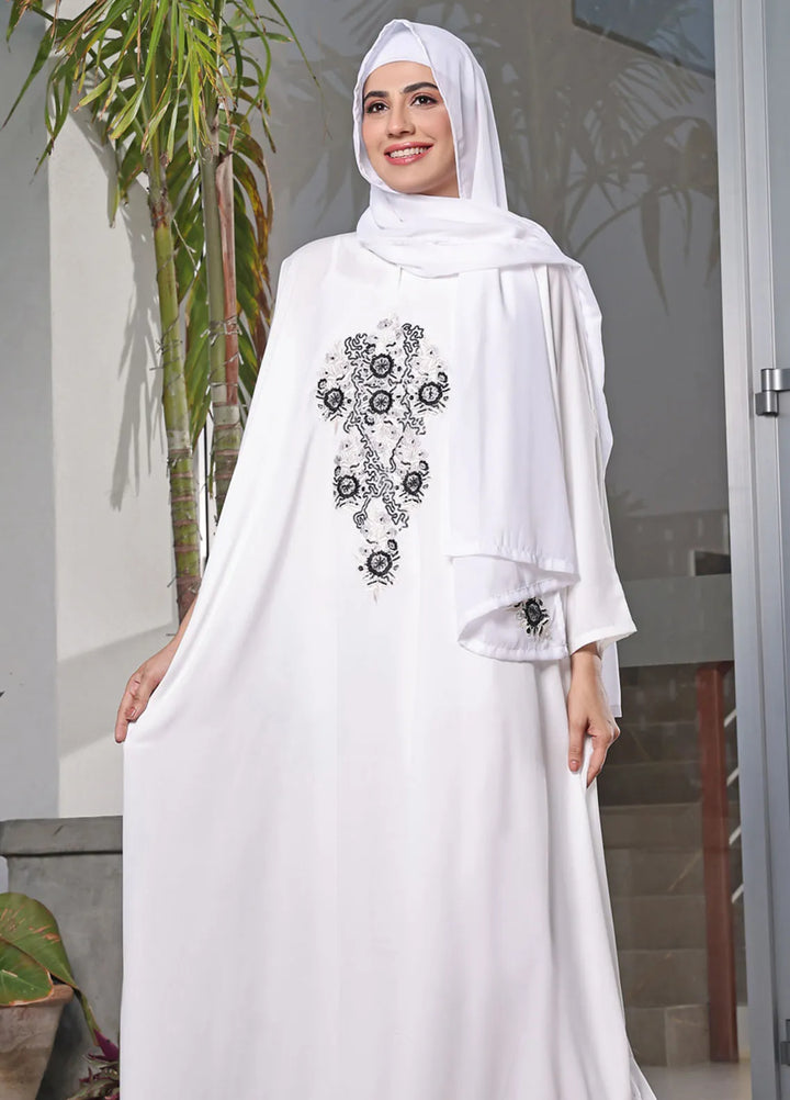 The Great Master (TGM)  Lawn Front Open Style Abaya Noorain
