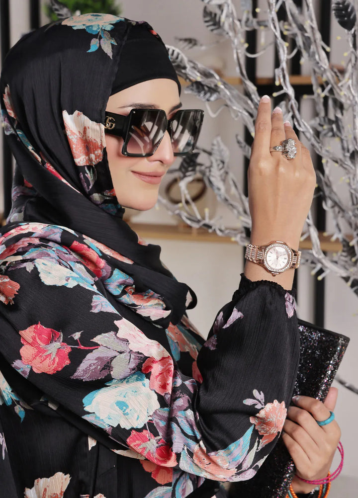 The Great Master (TGM)  Lawn Front Open Style Abaya Rabia