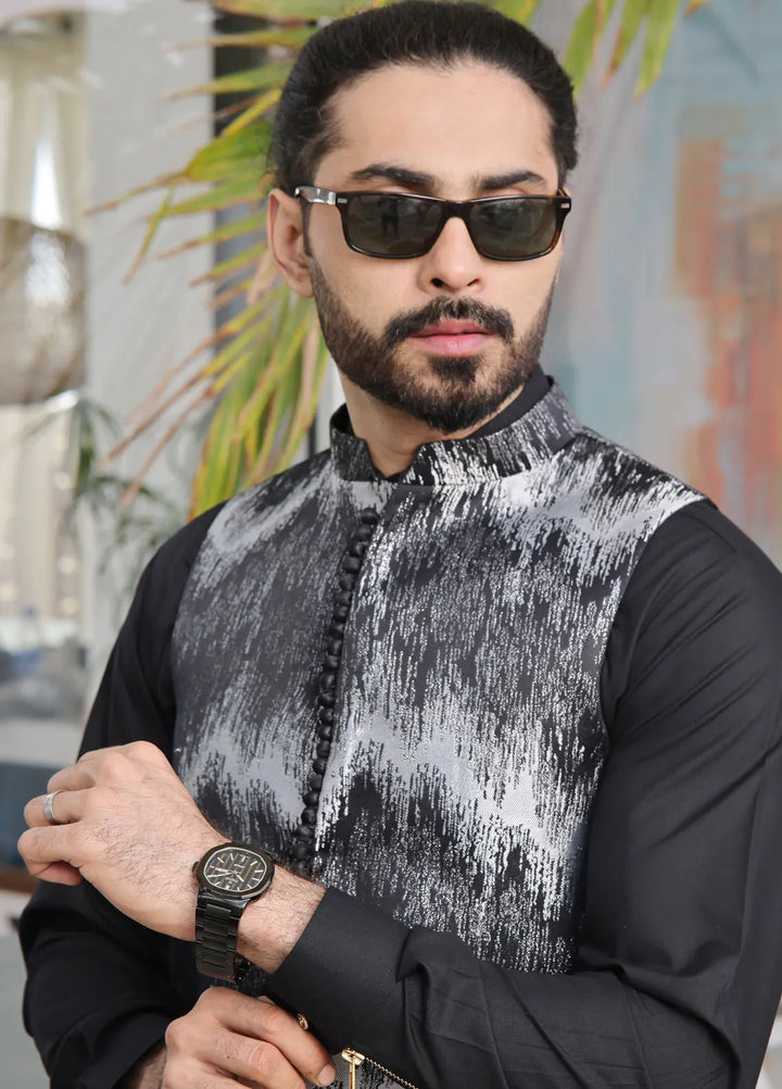 The Great Master (TGM) Suiting Formal Men Waistcoat - Coal Couture