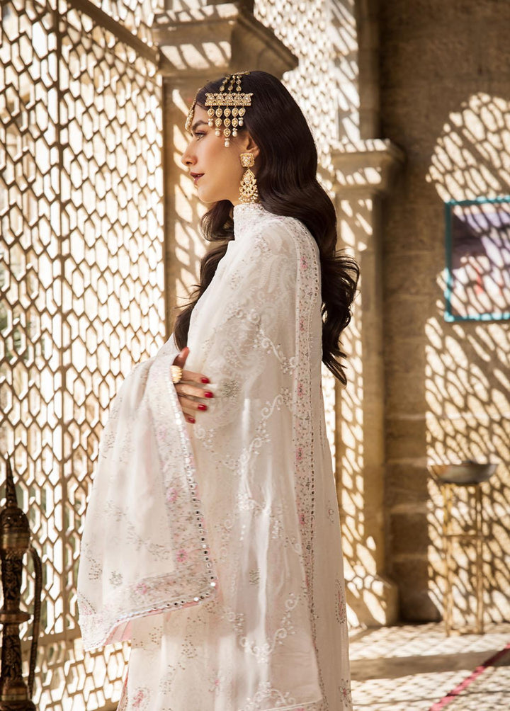 The Mughal Queen by Asim Jofa Embroidered Cotton Suits Unstitched 3 Piece AJ23MQ AJMQ-02 - Eid Collection