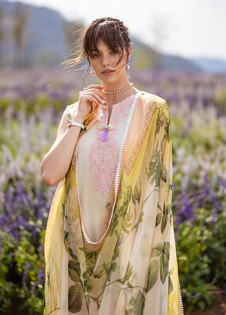The Secret Garden by Mushq Embroidered Lawn Suits Unstitched 3 Piece MQ24SG D-5B Serenity - Summer Collection
