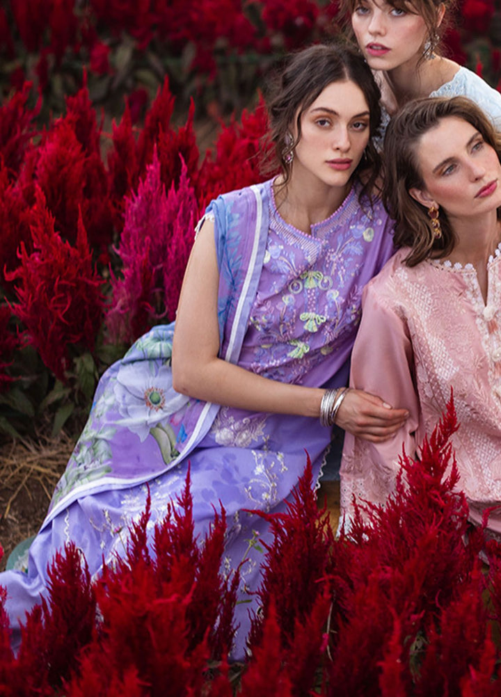 The Secret Garden by Mushq Embroidered Lawn Suits Unstitched 3 Piece MQ24SG D-7B Novella - Summer Collection
