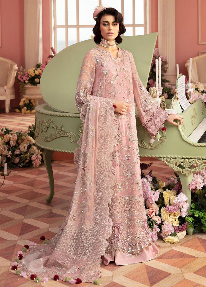 The Secret Garden By Nureh Embroidered Chiffon Suits Unstitched 4 Piece NU24SG NL-58 Caroline - Luxury Collection