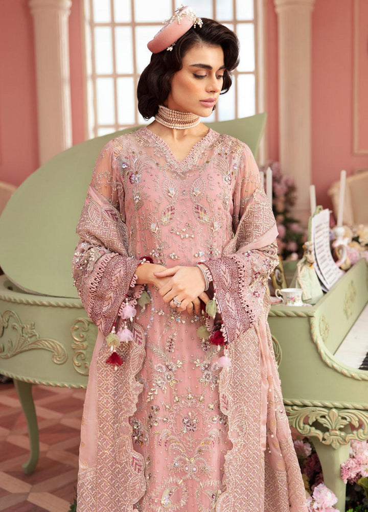 The Secret Garden By Nureh Embroidered Chiffon Suits Unstitched 4 Piece NU24SG NL-58 Caroline - Luxury Collection