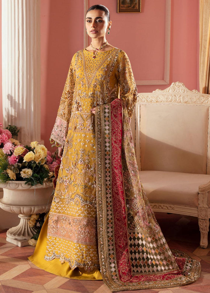 The Secret Garden By Nureh Embroidered Organza Suits Unstitched 4 Piece NU24SG NL-60 Florence - Luxury Collection