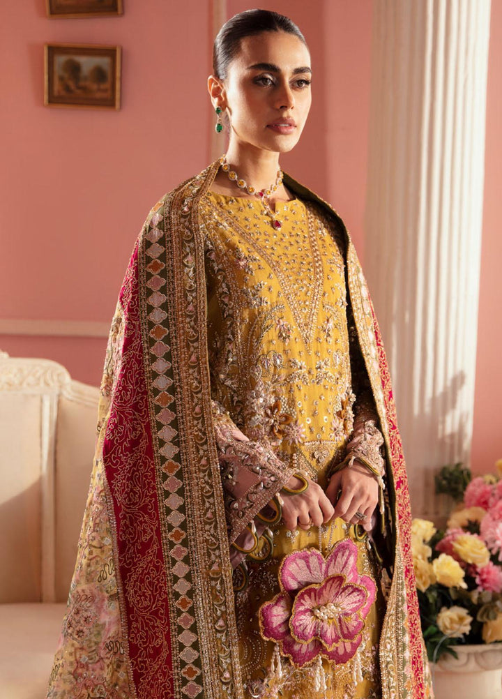 The Secret Garden By Nureh Embroidered Organza Suits Unstitched 4 Piece NU24SG NL-60 Florence - Luxury Collection