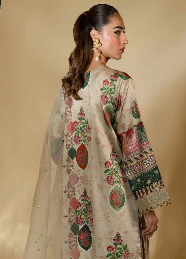 The Silk Edit by Nureh Embroidered Silk Suits Unstitched 3 Piece NU25TSE S-20 - Festive Collection