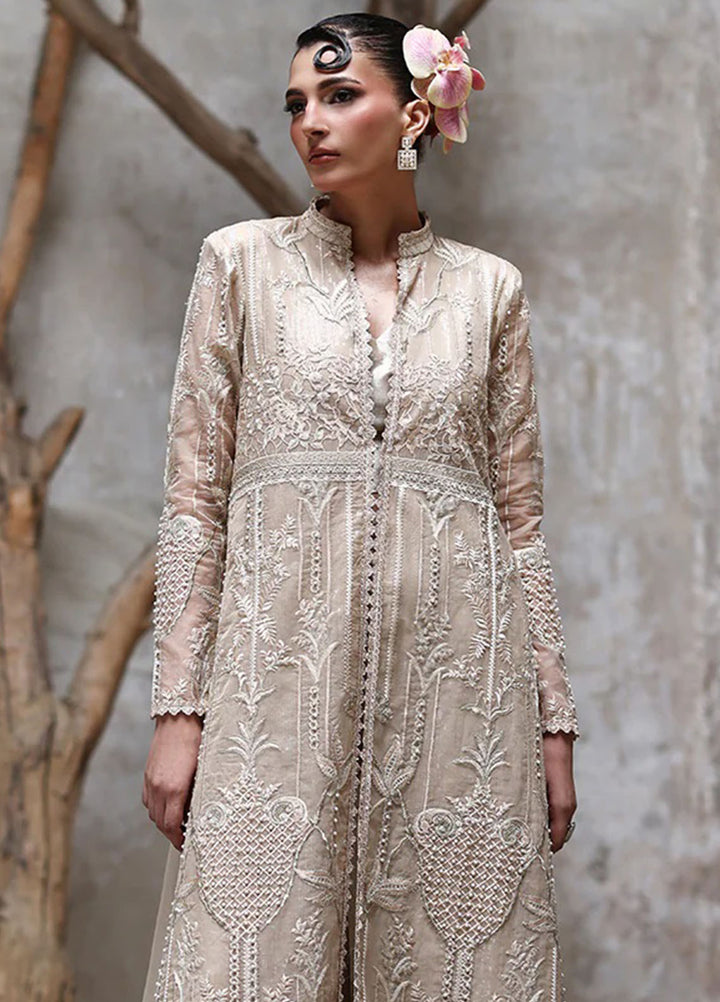 Thread and Motifs Pret Embroidered Net 3 piece Suit 9640