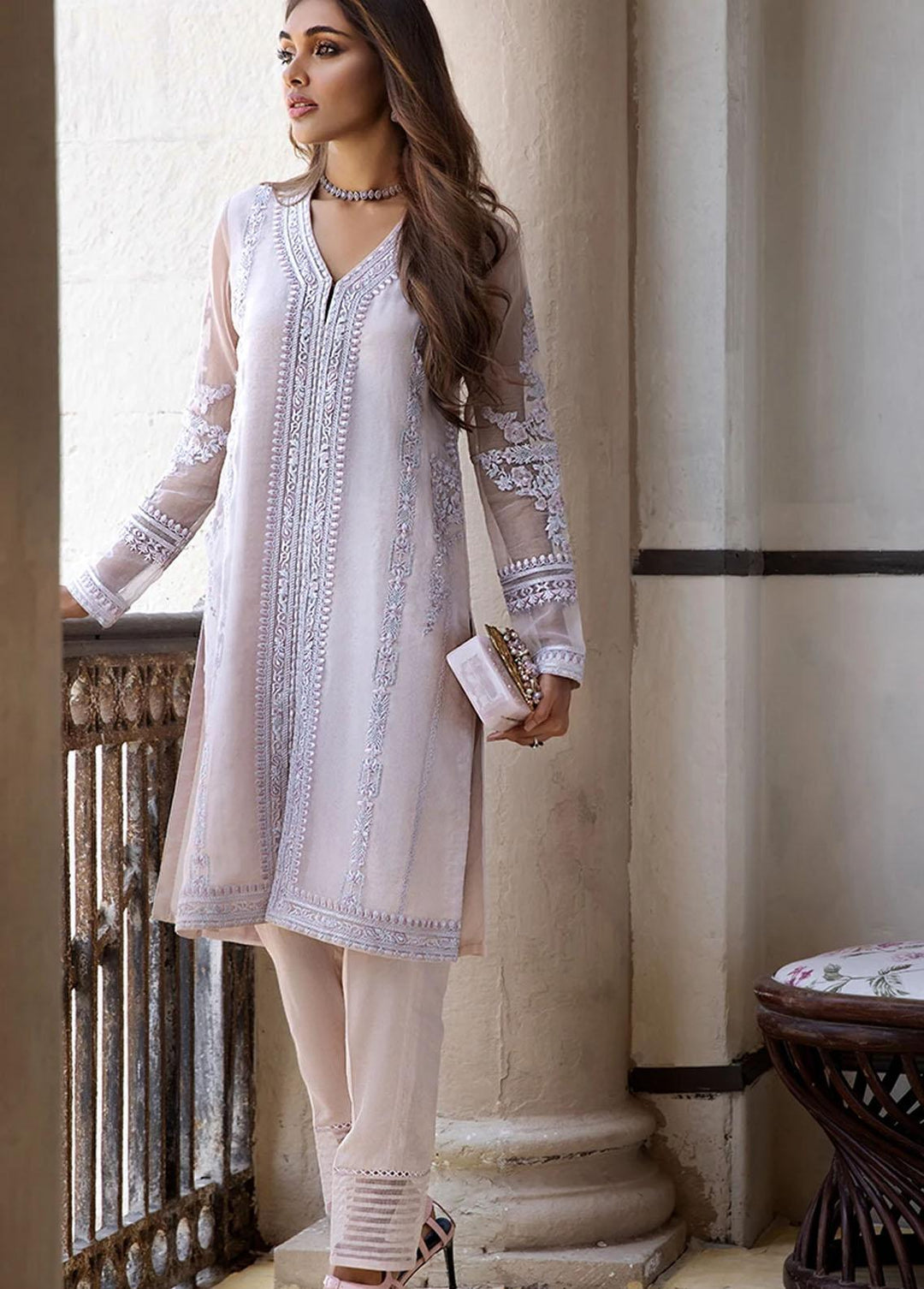 Threads & Motifs Pret Casual Organza Kurti THM21RW 6440
