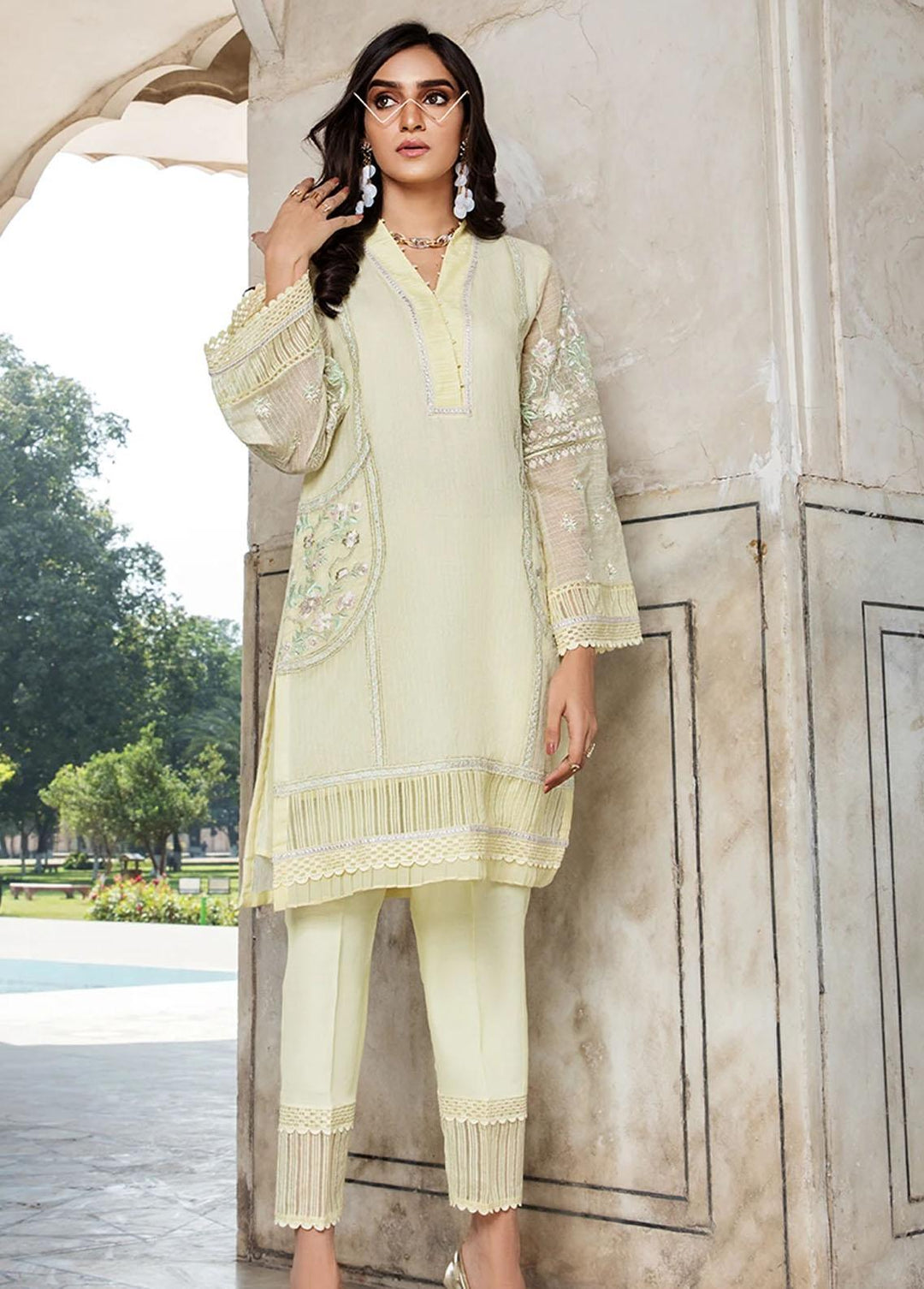 Threads & Motifs Pret Casual Organza Kurti THM21RW 6598