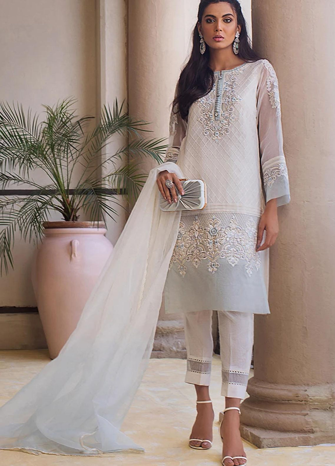 Threads & Motifs Pret Casual Organza Kurti THM21RW 7061