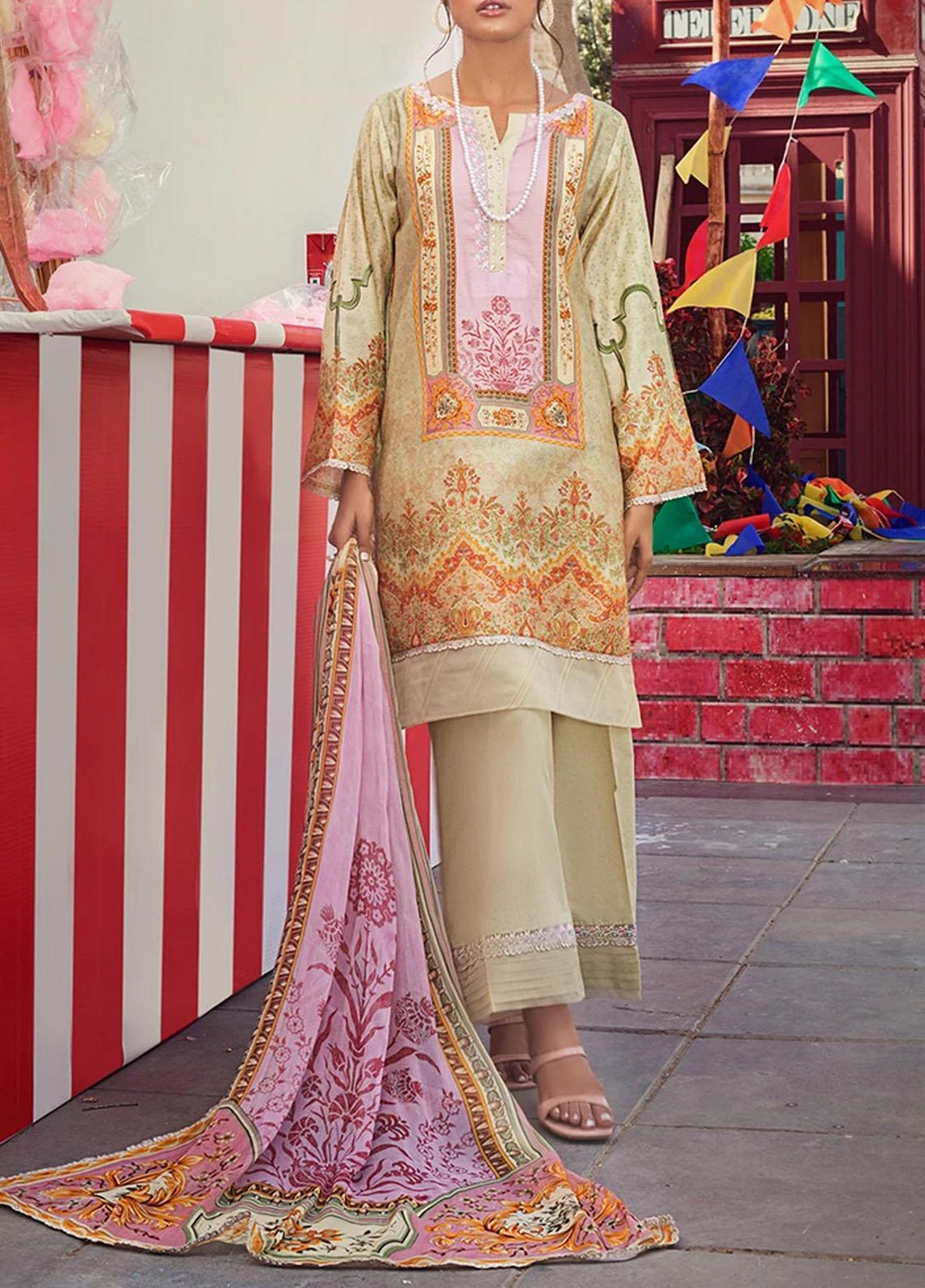 Threads & Motifs Pret Casual Cotton 2 Piece Suit THM21RW 7133