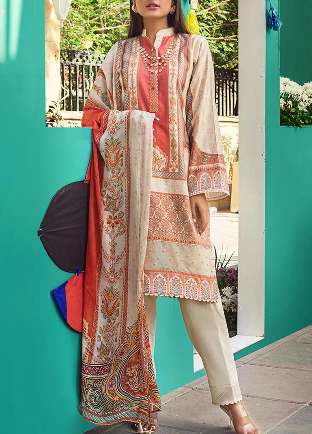 Threads & Motifs Pret Casual Cotton 2 Piece Suit THM21RW 7136