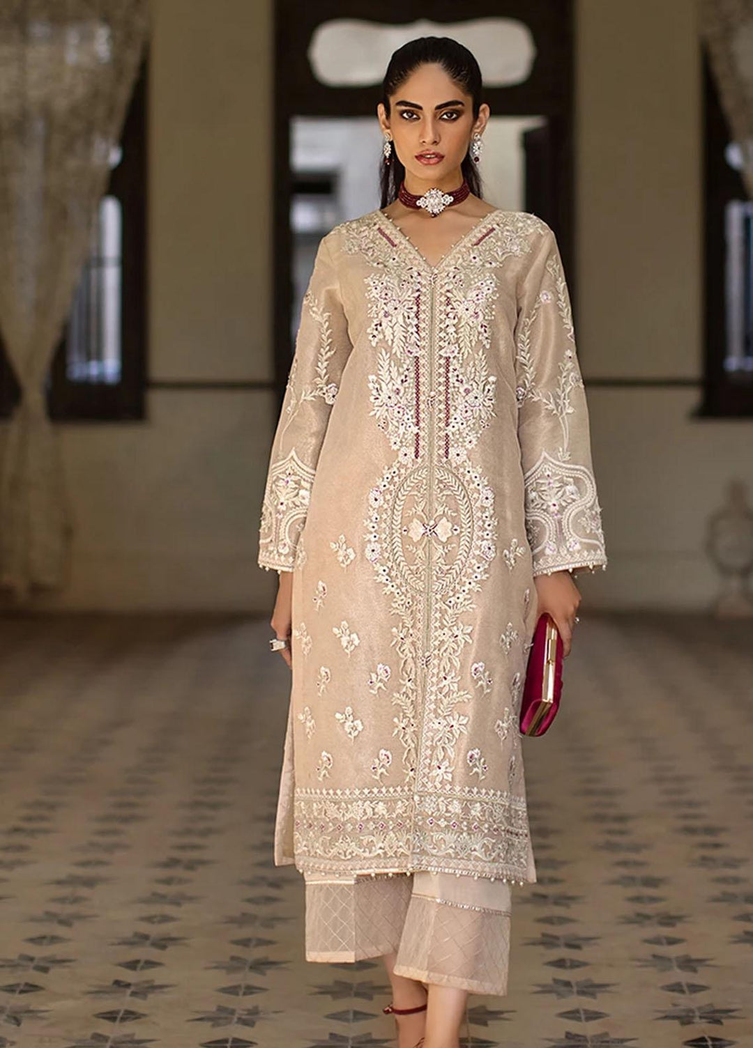 Threads & Motifs Pret Casual Khaadi net Kurti THM21RW 7153