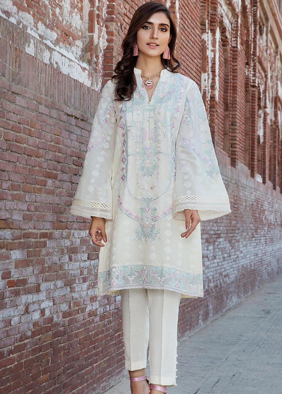 Threads & Motifs Pret Casual Jacquard Kurti THM21RW 7196