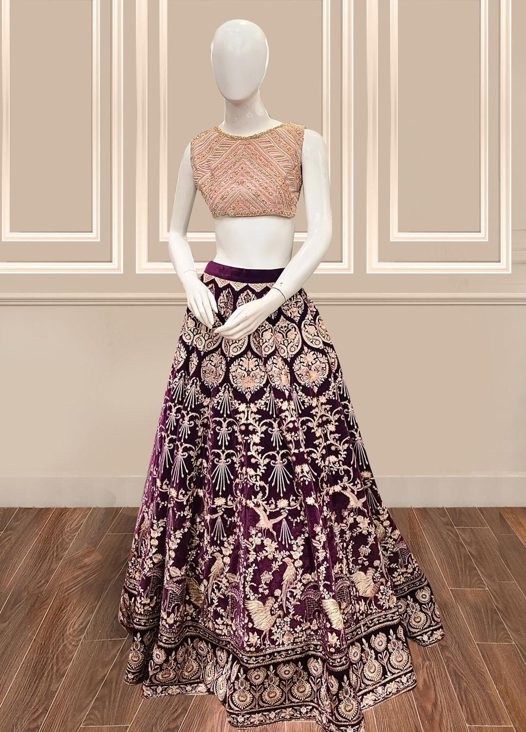 Threads & Motifs Luxury Pret  Velvet 2 Piece Dress THM21F 7520