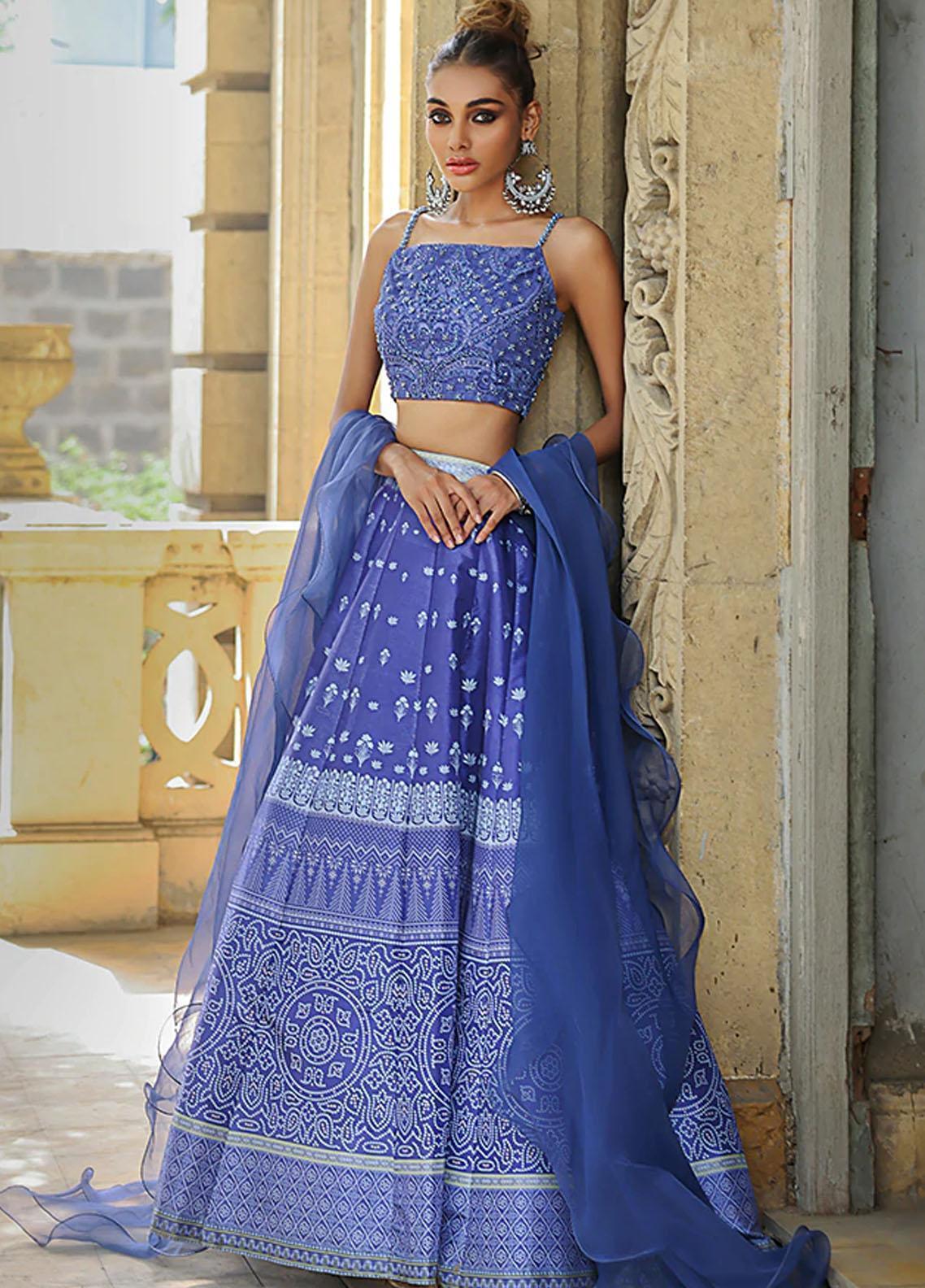 Threads & Motifs Pret  Chiffon Saree THM21F 7627 main image 1