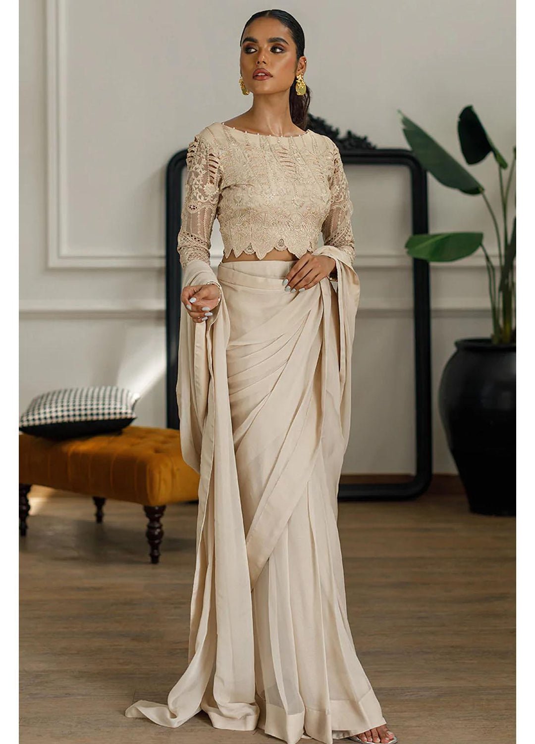 Threads & Motifs Luxury Pret Organza Saree THM22F 7941.3