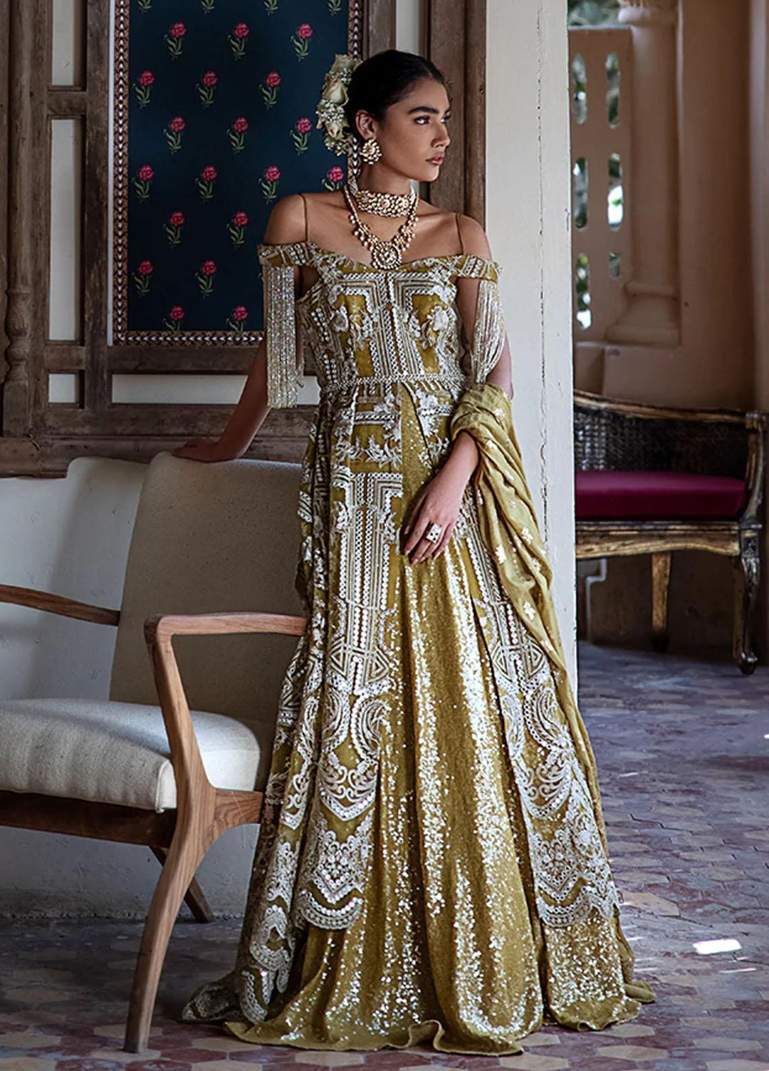 Threads & Motifs Pret Organza 1 Piece Dress THM21F 7718