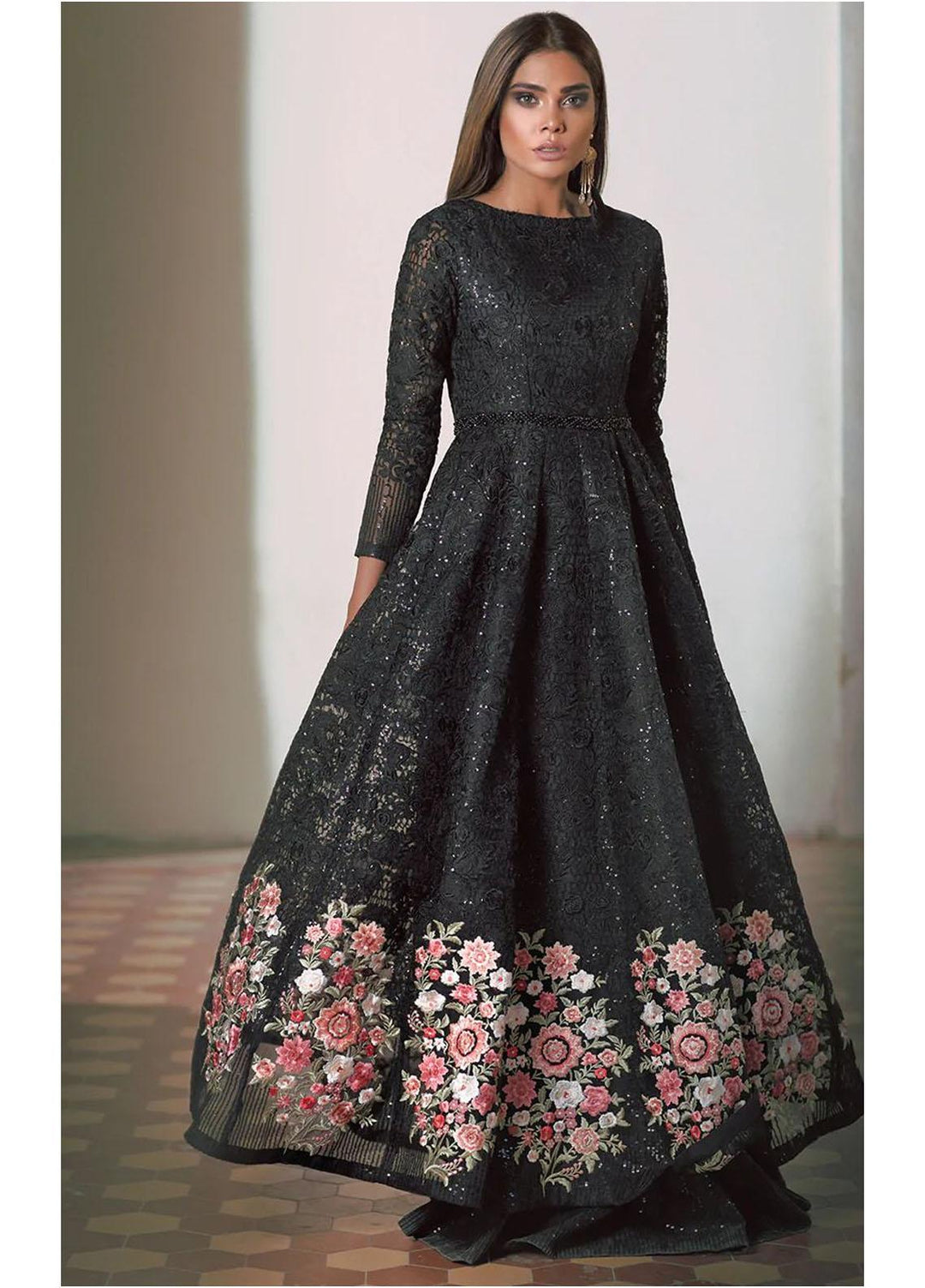 Threads & Motifs Luxury Pret  Organza 1 Piece Dress 4656