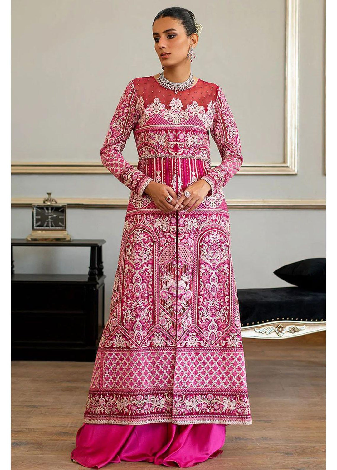 Threads & Motifs Luxury Pret  Organza Gharara Dress 7855.2