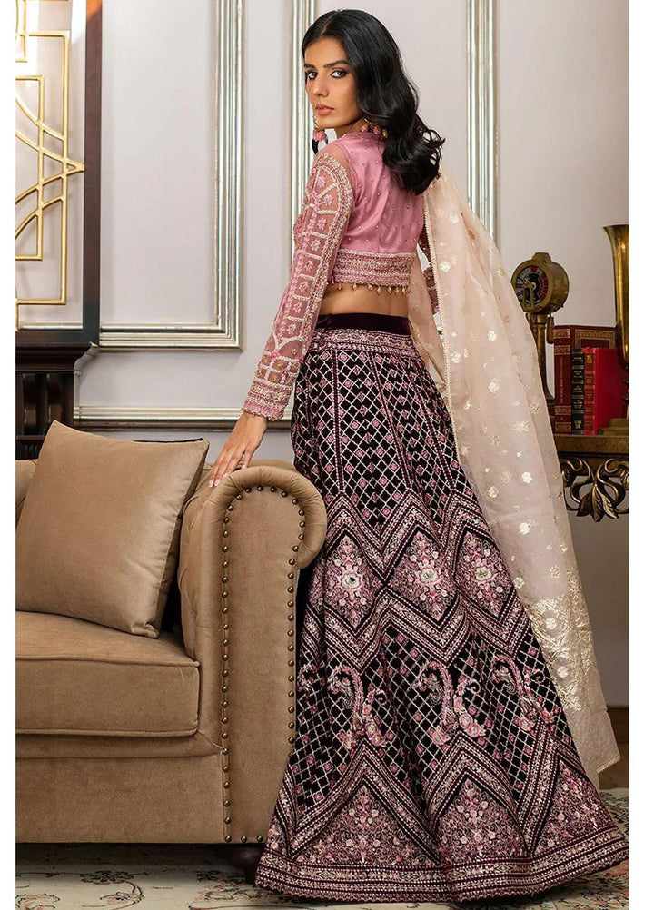 Threads & Motifs Luxury Pret  Net Lehenga and Blouse 8100