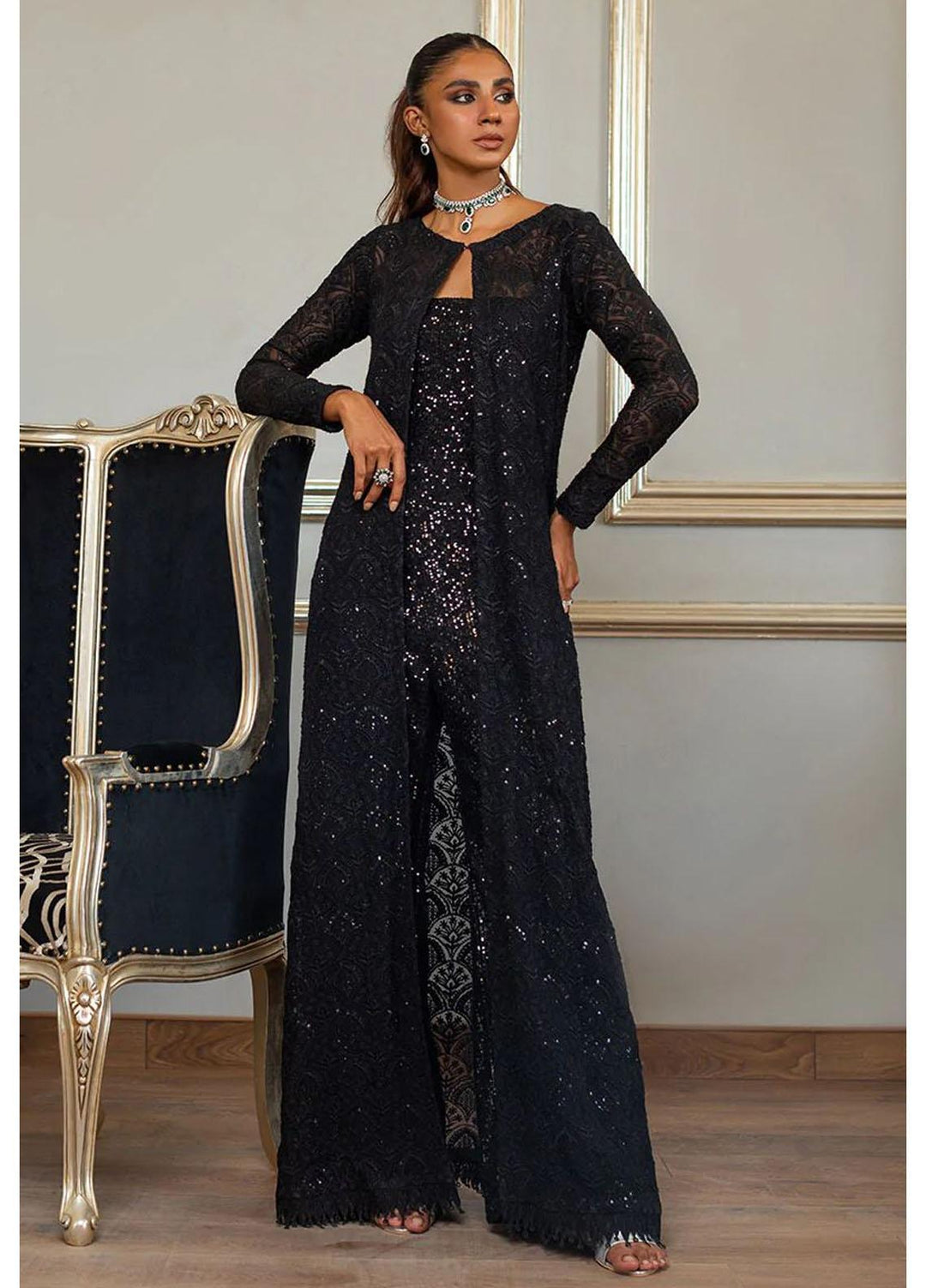 Threads & Motifs Luxury Pret Chiffon 2 Piece Dress 7923.3