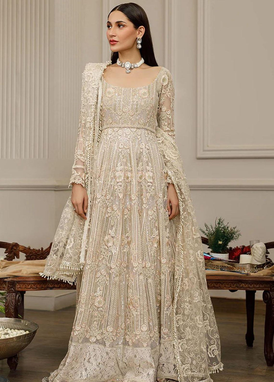 Threads & Motifs Pret Formal Wear Net Maxi 8111