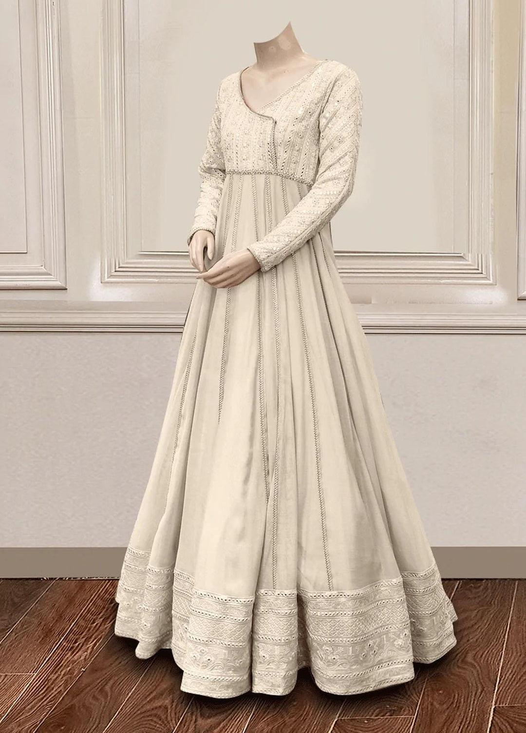 Threads & Motifs Luxury Pret  Net 2 Piece Dress THM21F 7783