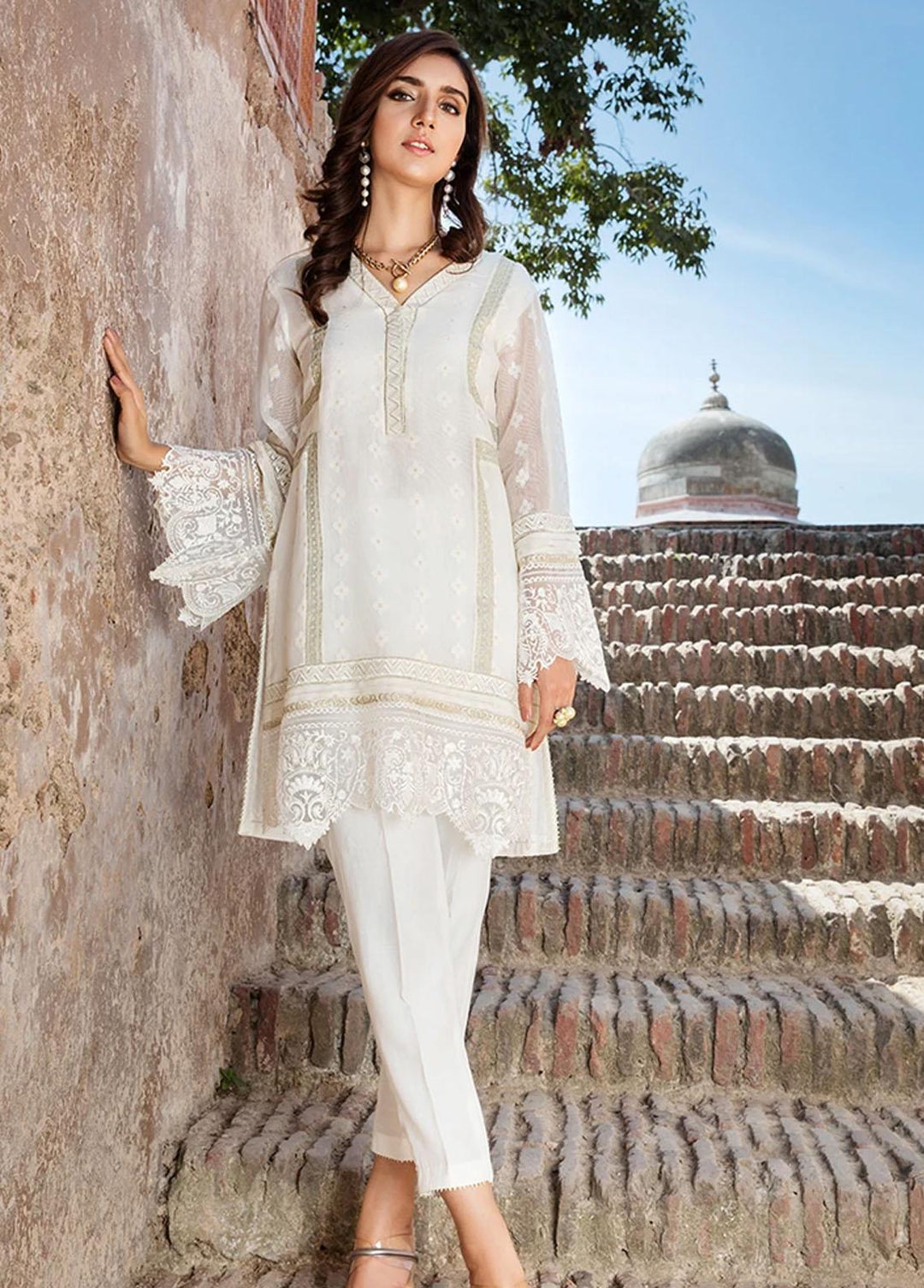 Threads & Motifs Pret Casual Khaadi Net Kurti THM21RW 7114