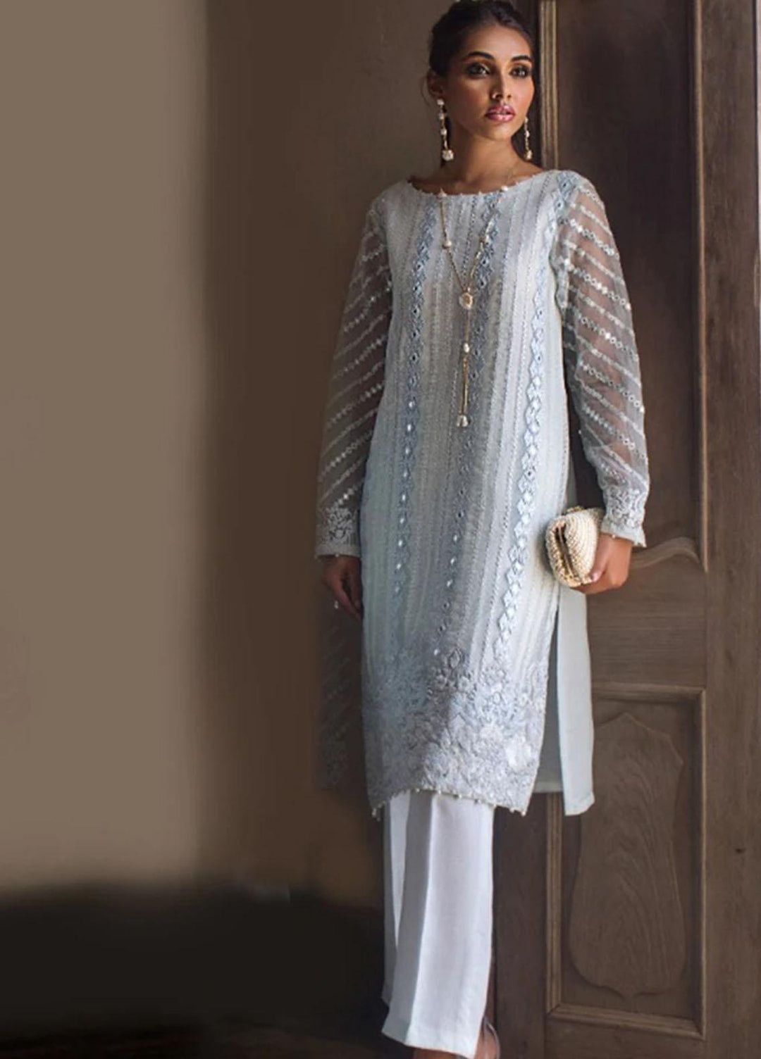 Threads & Motifs Pret Casual Organza Kurti THM21RW 7176