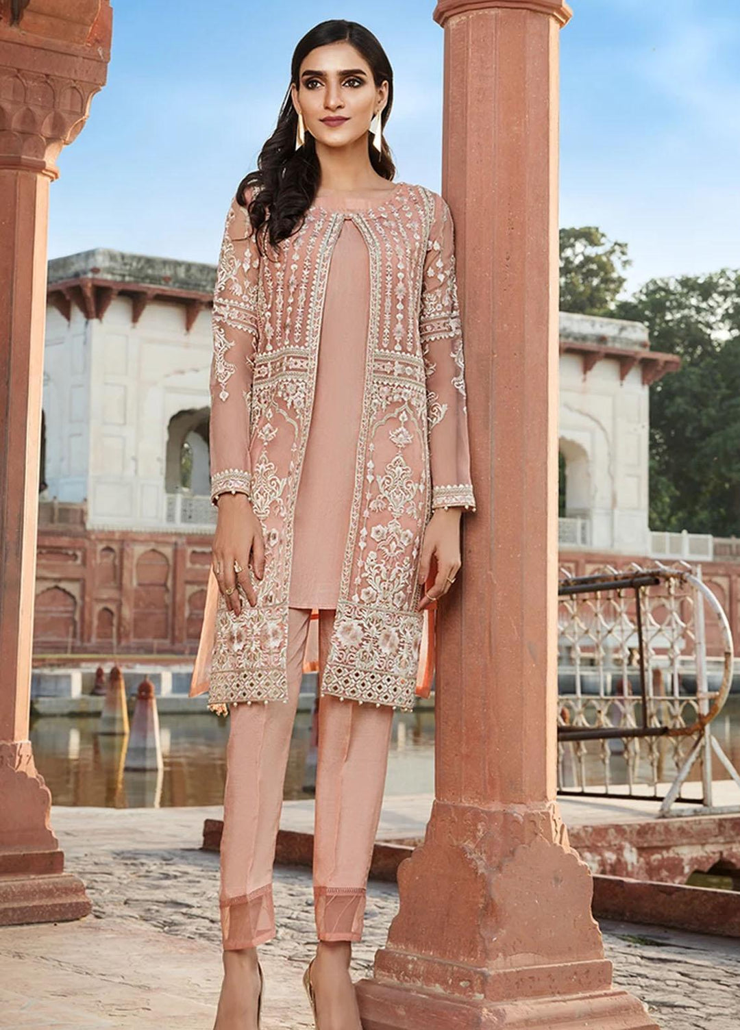 Threads & Motifs Pret Casual Organza Kurti THM21RW 7277