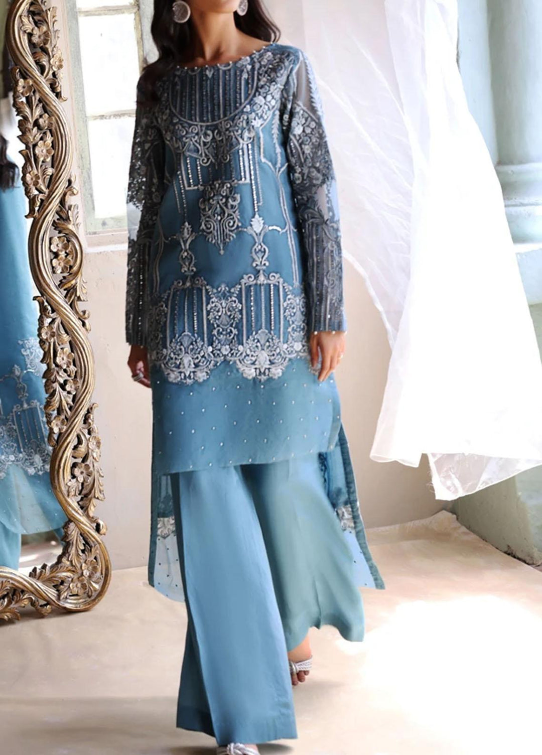 Threads & Motifs Pret Casual Organza Kurti THM21RW 7290